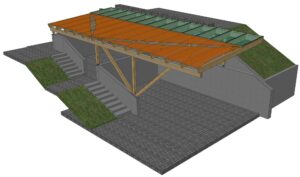 A-Z Holzbauplanung, Referenz-Projekt Carport Wohnmobil Plan