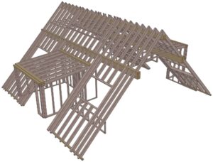 A-Z Holzbauplanung, Referenz-Projekt Konstruktion Überlandstrasse