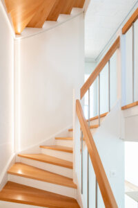A-Z Holzbauplanung, Referenz-Projekt Konstruktion Planung DEFH Haus Treppen
