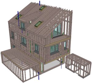 A-Z Holzbauplanung, Referenz-Projekt Konstruktion Planung DEFH Haus Planung